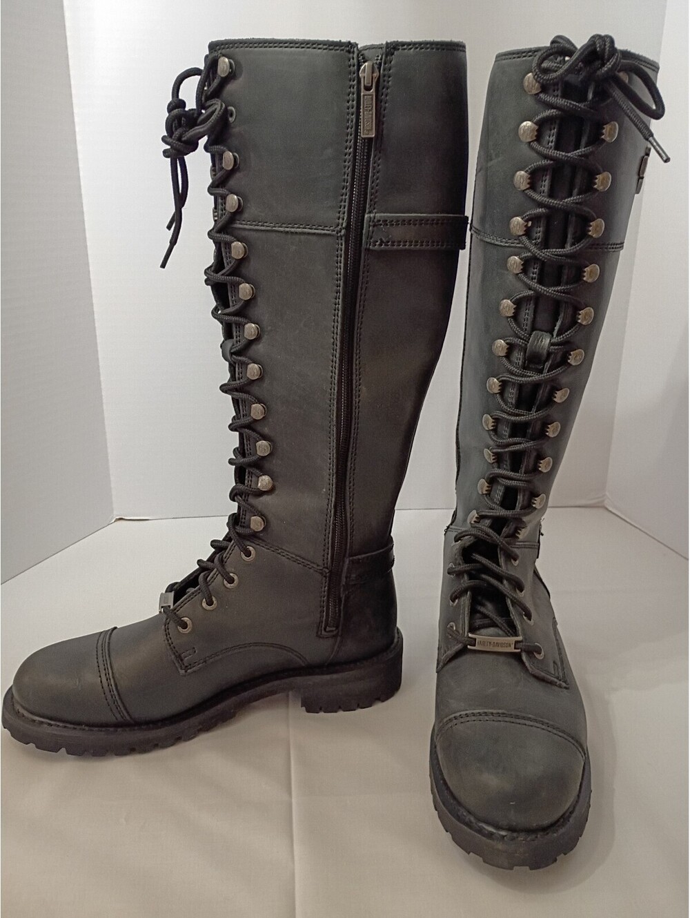 Women's Harley Davidson Beachwood Leather Knee-High Boots